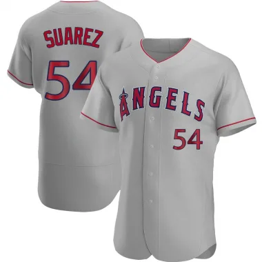 2022 Jose Suarez Game Used Gray Jersey (7/26, 8/8, and 9/13/22