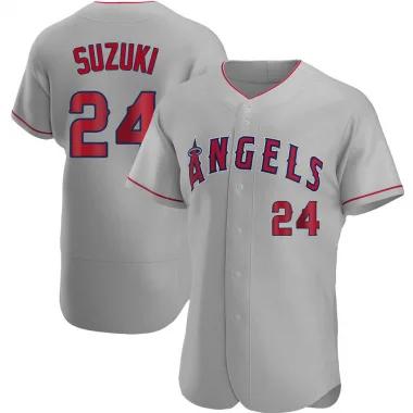 2022-23 City Connect Youth Los Angeles Angels Kurt Suzuki 24 Kurt Suzuki  Jersey - Cream - Bluefink